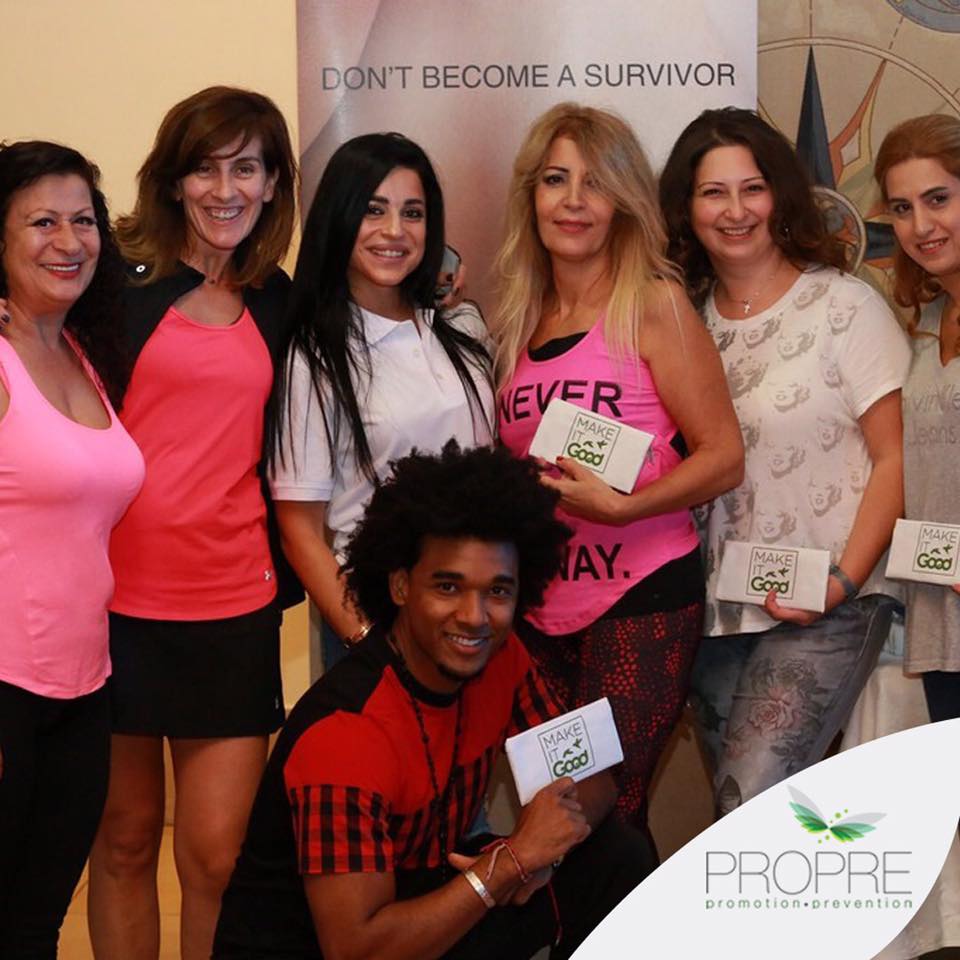 BREAST CANCER AWARENESS during Zumbathon Charity Event
