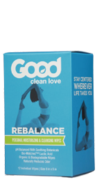 REBALANCE <br/><br/>Organic Biodegradable Vaginal Cleansing Wipes